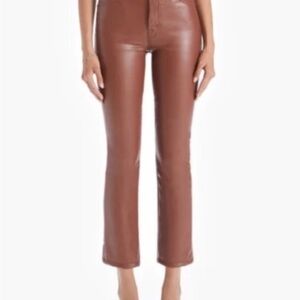 MOTHER Women's faux tortoise shell cropped pants size 26